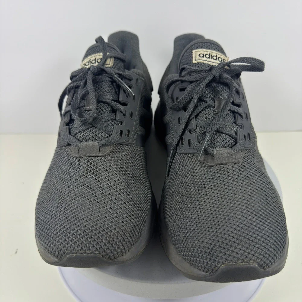 Adidas Duramo 9 Men's‎ Running Sneakers Black Mesh Cloudfoam Size 9.5